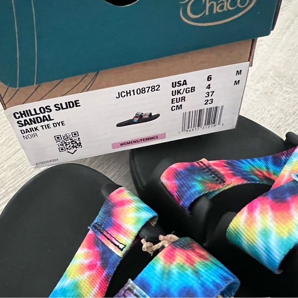 Chaco Chillos Slide Sandal Tie Dye - Picture 7 of 7